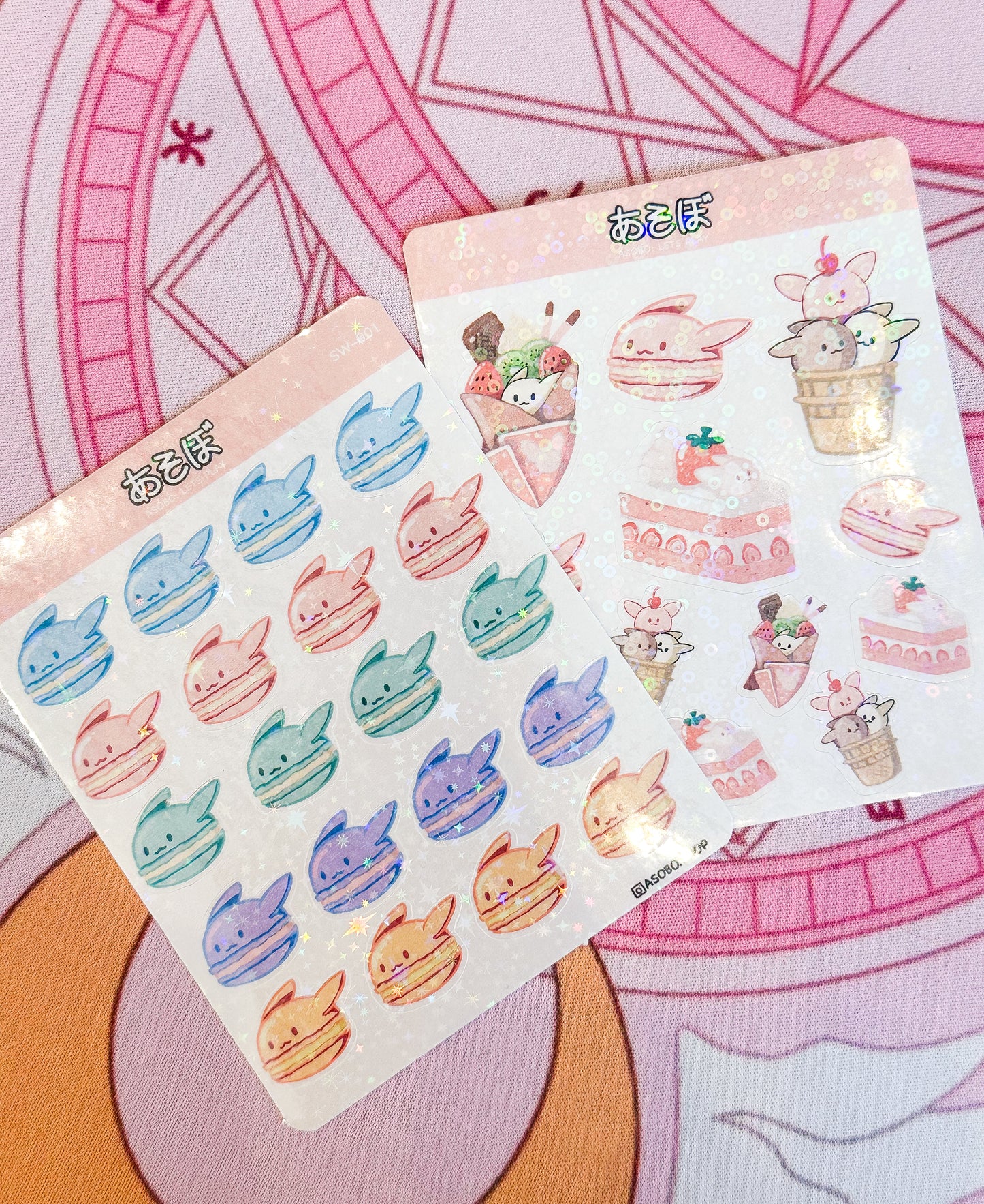 Macaron Bun Buns