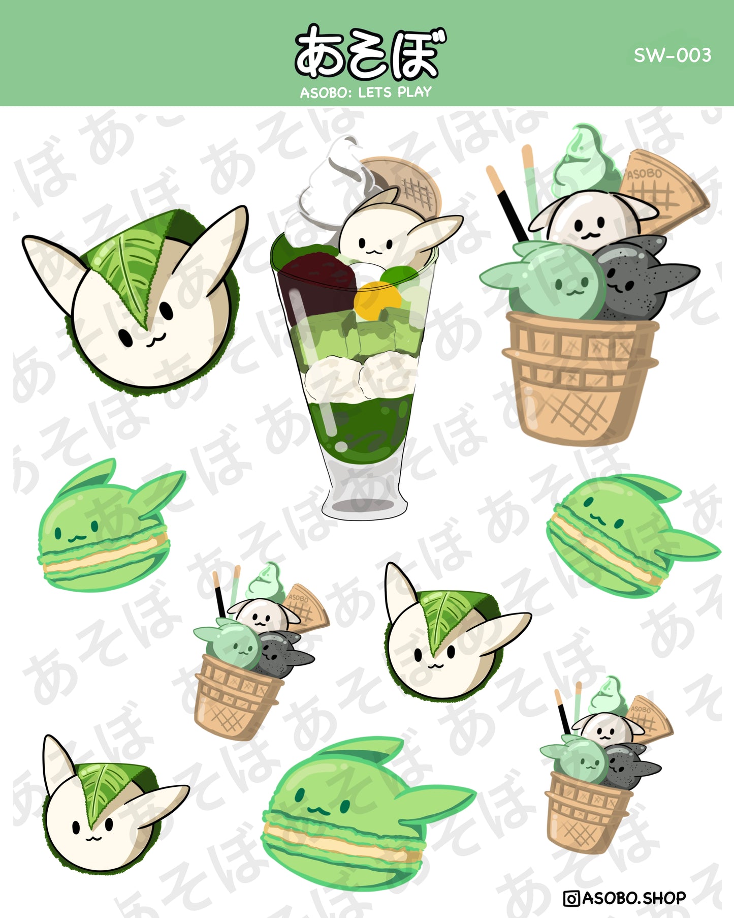 Assorted Desserts - Matcha