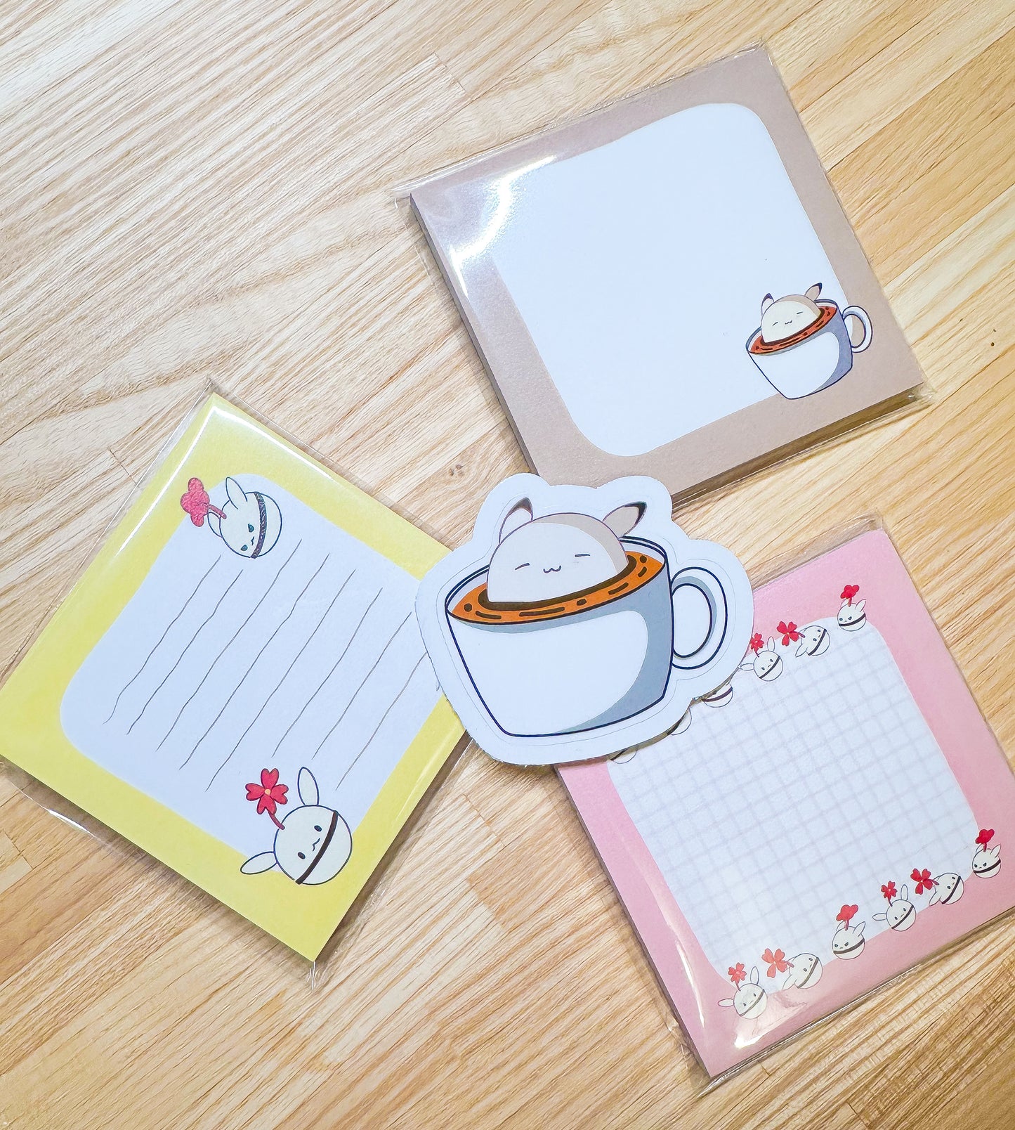 Bunny Bomb Post It Notes