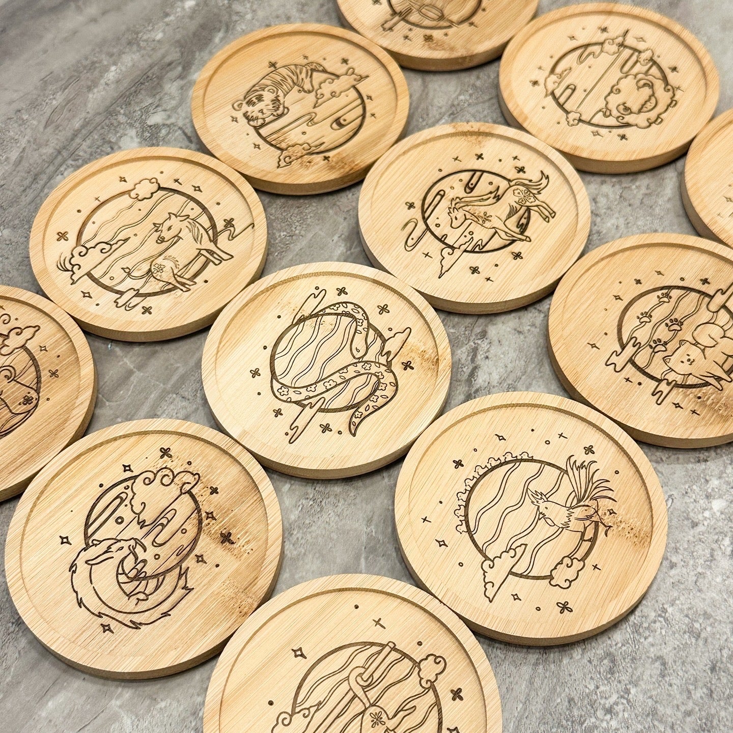 Chinese Zodiac Coasters